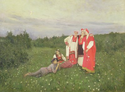Idillio del nord, 1886 da Konstantin Alekseevich Korovin
